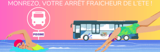 Votre grand jeu de l’été « On se jette à l’eau avec les bus monRéZO » revient pour une seconde édition !