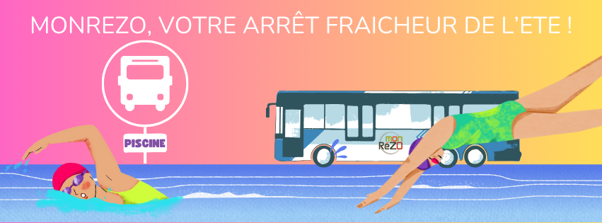 Votre grand jeu de l’été « On se jette à l’eau avec les bus monRéZO » revient pour une seconde édition !